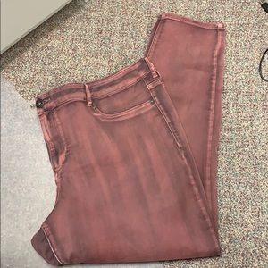 Maurices Jegging Size 26 plus Maroon